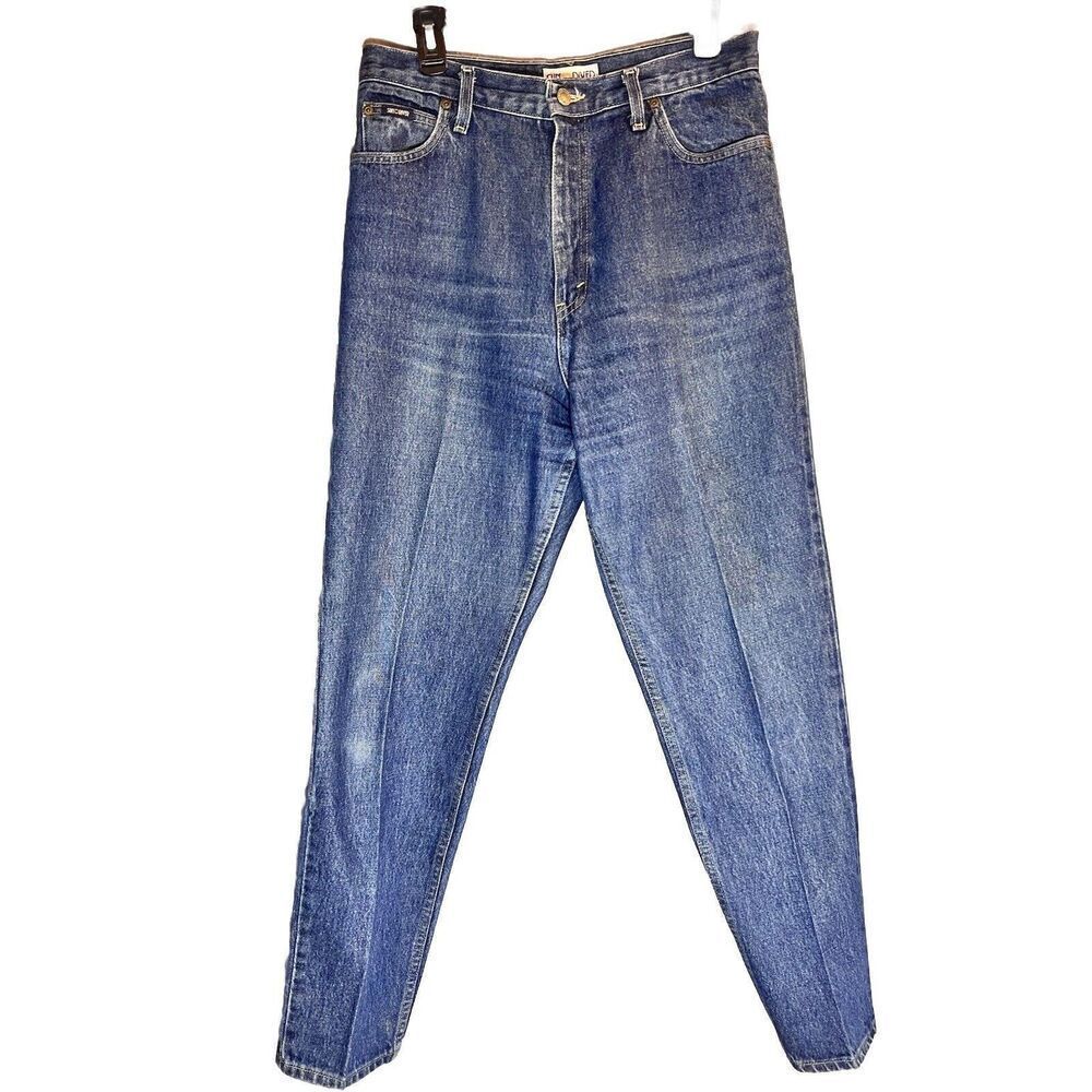 Vintage Sun River‎ Mom Jeans Womens 12 Regular Faded Dark Stone Y2K Made USA